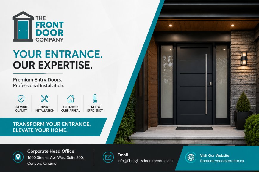 Stylish Front Entry Doors in Markham for Homes