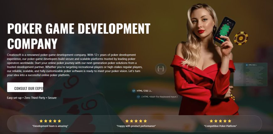 Online Poker Game Development for Secure and Scalable Gaming Platforms