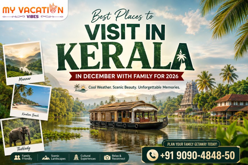 Best Places to Visit in Kerala in December with Family for 2026