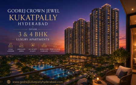 Godrej Crown Jewel Kukatpally Hyderabad – Luxury 3 & 4 BHK Apartments for a Contemporary Lifestyle