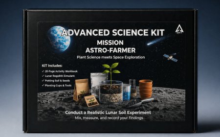 How a STEM Space Kit Teaches Moon Soil