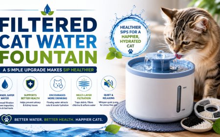 Filtered Cat Water Fountain A Simple Upgrade Makes Sip Healthier