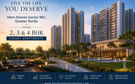 Hero Homes Sector MU Greater Noida – Luxury Residences Designed for Elevated Urban Living