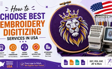 How to Choose Best Embroidery Digitizing Services in USA