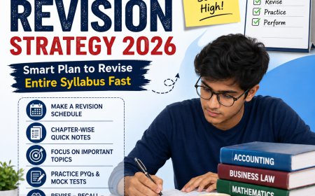 CA Foundation Revision Strategy 2026: Smart Plan to Revise Entire Syllabus Fast