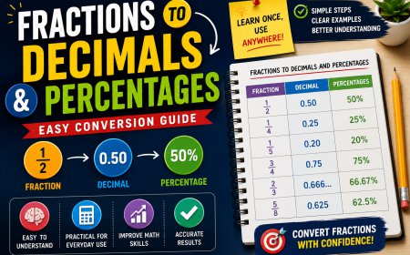 Fractions to Decimals and Percentages: Easy Conversion Guide