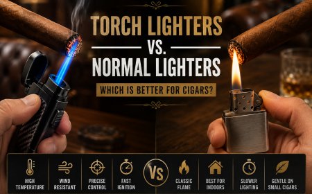 Torch Lighters vs. Normal Lighters: Which Is Better for Cigars?