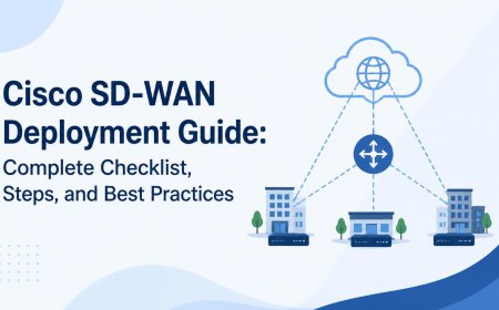 Cisco SD-WAN Deployment Guide: Complete Checklist, Steps, and Best Practices