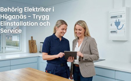 Behörig Elektriker i Höganäs – Trygg Elinstallation och Service