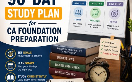 How to Build a 90-Day Study Plan for CA Foundation Preparation