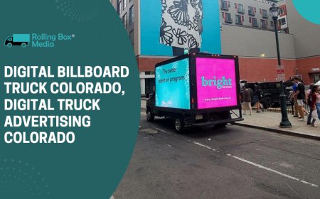 Why is the digital billboard truck in Colorado more efficient?