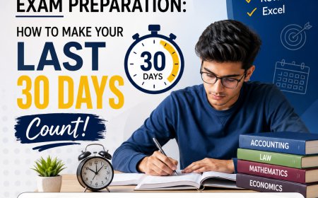 CA Foundation Exam Preparation: How to Make Your Last 30 Days Count