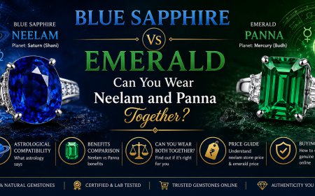 Blue Sapphire vs Emerald: Can You Wear Neelam and Panna Together?
