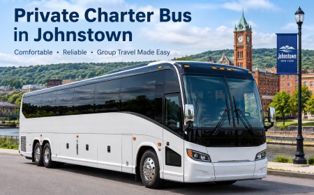 Comfortable Private Bus Rental in Johnstown for Families and Groups