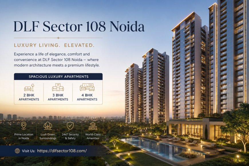 DLF Sector 108 Noida – Luxury 2, 3 & 4 BHK Apartments with World-Class Lifestyle