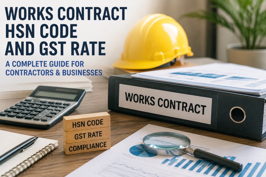 Works Contract GST Explained: HSN Codes, Rates & Compliance