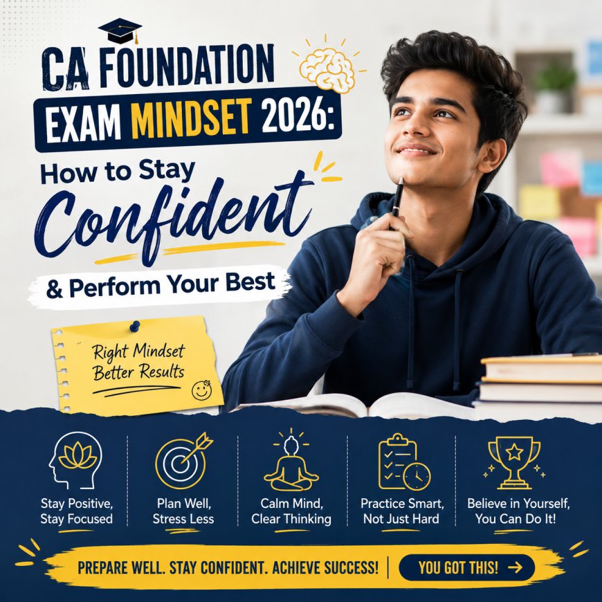 CA Foundation Exam Mindset 2026: How to Stay Confident & Perform Your Best