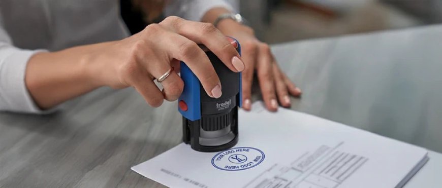 Round Self Ink Stamp : A Smart and Personalized Solution for Homes, Offices, and Businesses