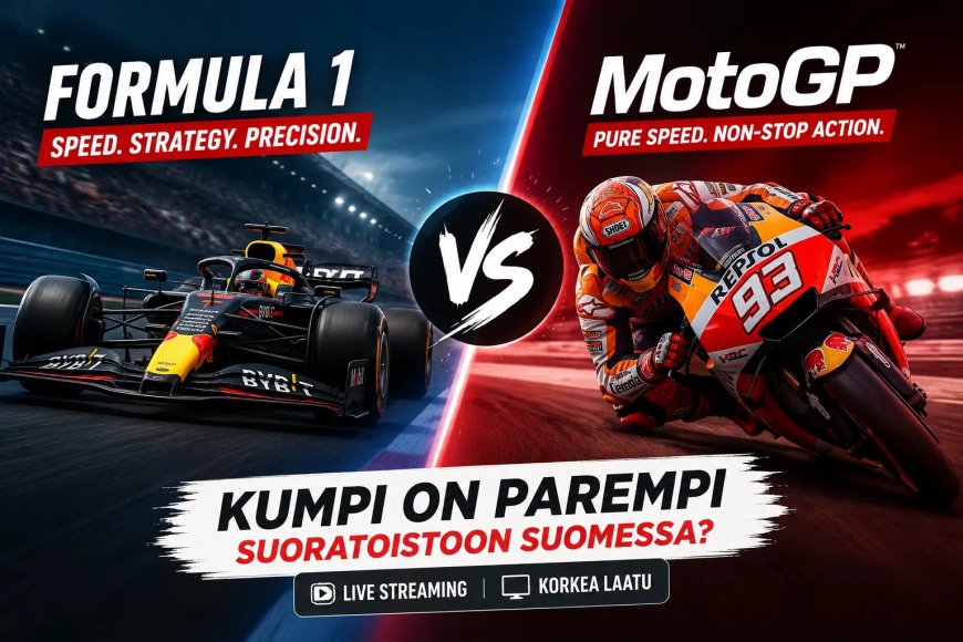 Formula 1 vs MotoGP: Kumpi On Parempi Suoratoistaa Suomessa?