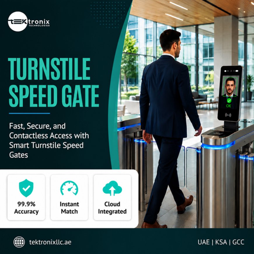 Turnstile Speed Gates for High-Security Environments in UAE