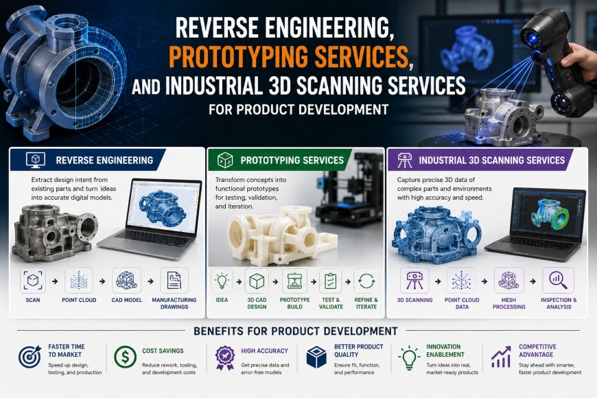 Reverse Engineering, Prototyping Services, and Industrial 3D Scanning Services for Engineering and Manufacturing