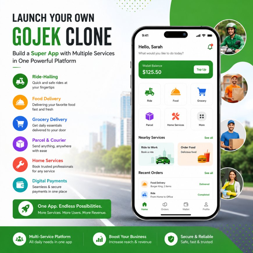 How to Launch Your Multi-Service Platform with a Gojek Clone