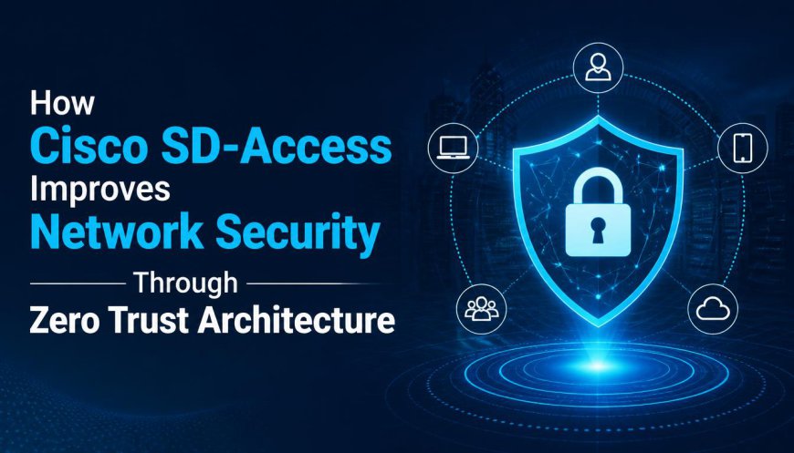 How Cisco SD-Access Improve Network Security Through Zero Trust Architecture?