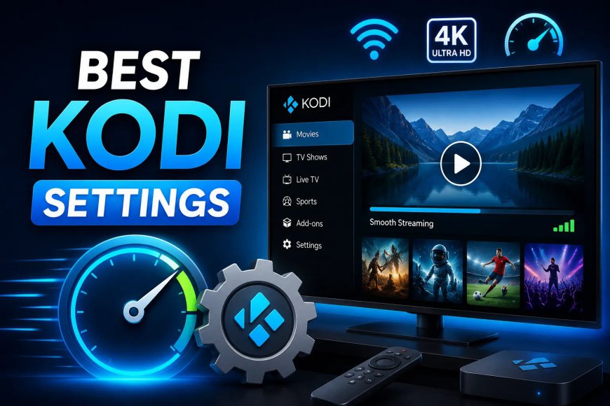 Bedste instillinger for Kodi-Streaming