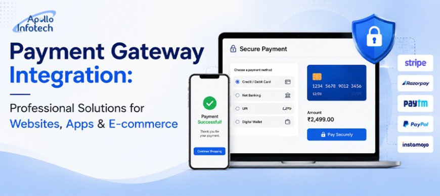 Payment Gateway Integration: Professional Solutions for Websites, Apps & E-commerce