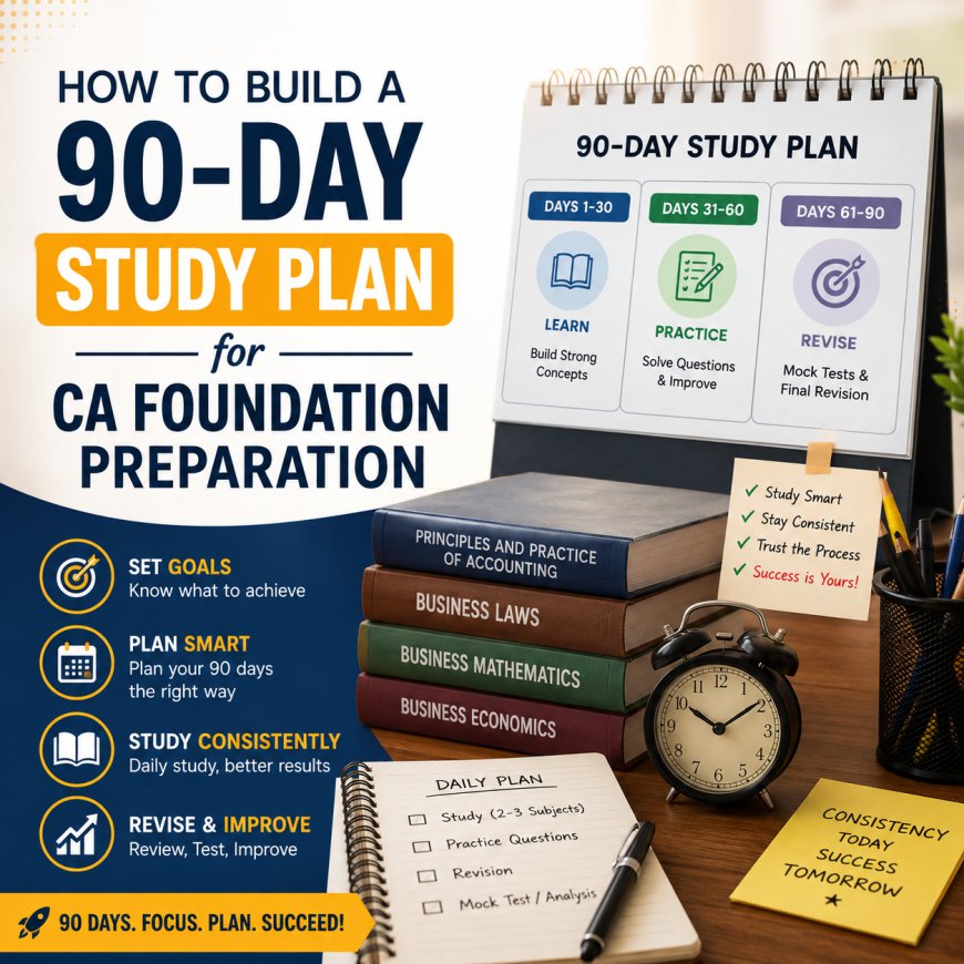 How to Build a 90-Day Study Plan for CA Foundation Preparation