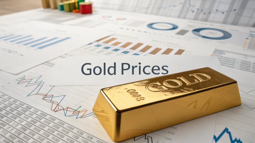 Gold Prices Index and Trend Chart with Quarterly Forecast Prices