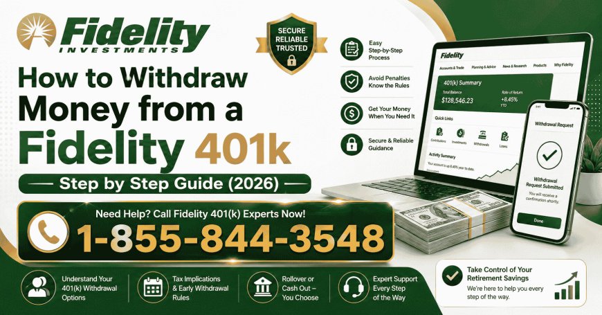 How to Withdraw Money from Fidelity 401K Investments?