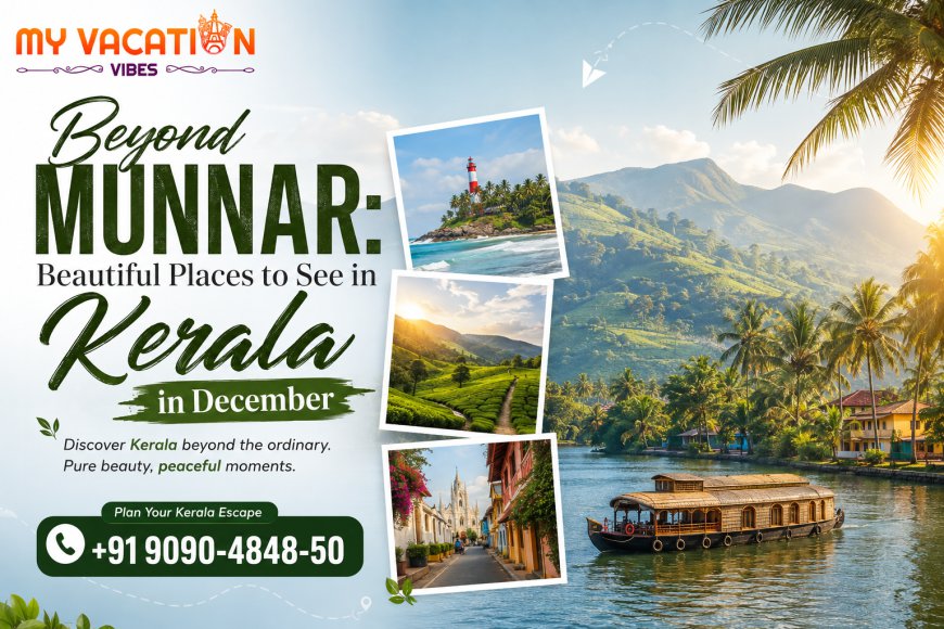 Beyond Munnar: Beautiful Places to See in Kerala in December