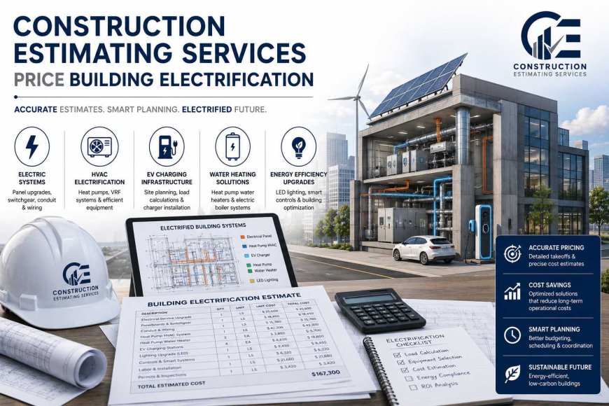 How Construction Estimating Services Price Building Electrification Projects