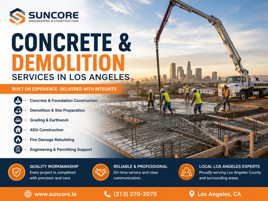 Professional Concrete and Demolition Services in Los Angeles