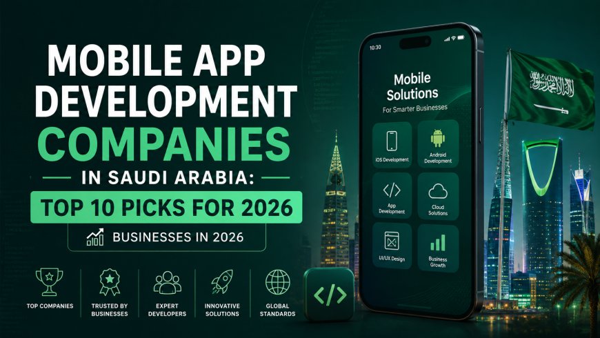 Mobile App Development Companies in Saudi Arabia: Top 10 Picks for 2026