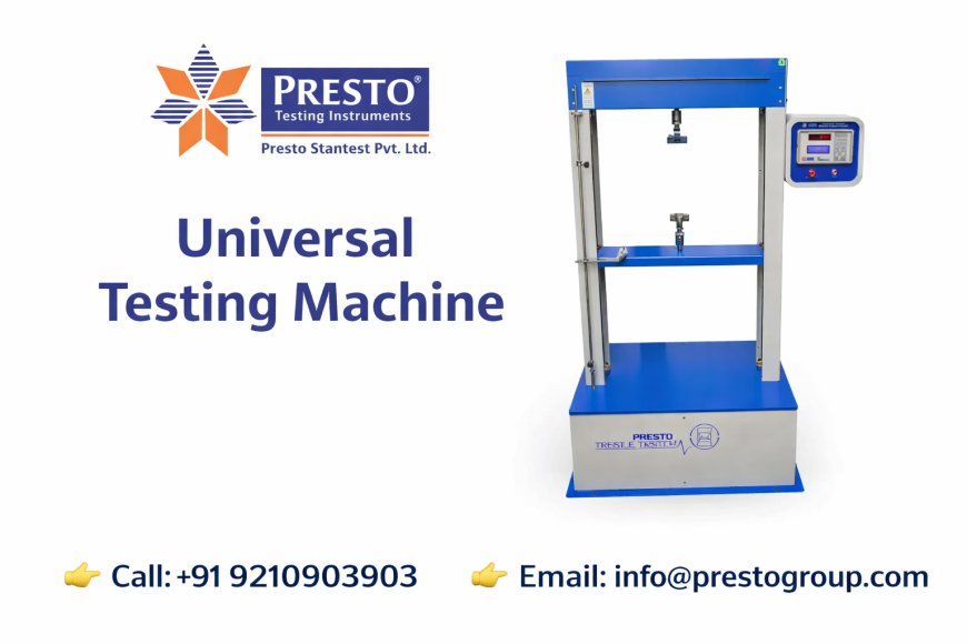 UTM Machine: A Complete Guide to Universal Testing Machines for Quality Control