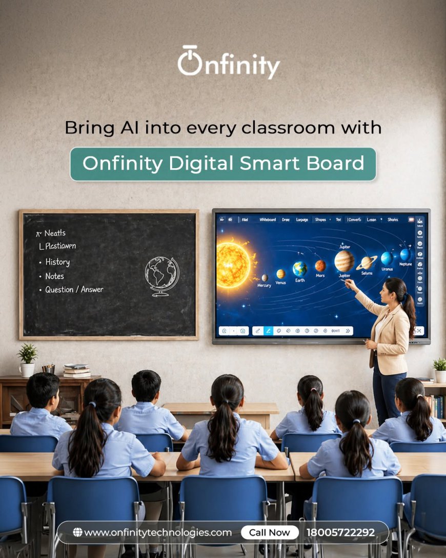 Onfinity Technologies Offers Digital Board for Classroom Learning