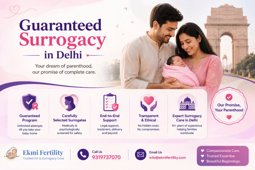 Guaranteed Surrogacy Program in Delhi & New Delhi: A Guide for Intended Parents