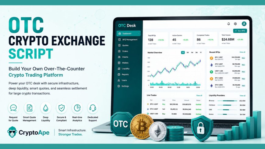 OTC Crypto Exchange Script: Building a Smarter Platform for Large Crypto Trades