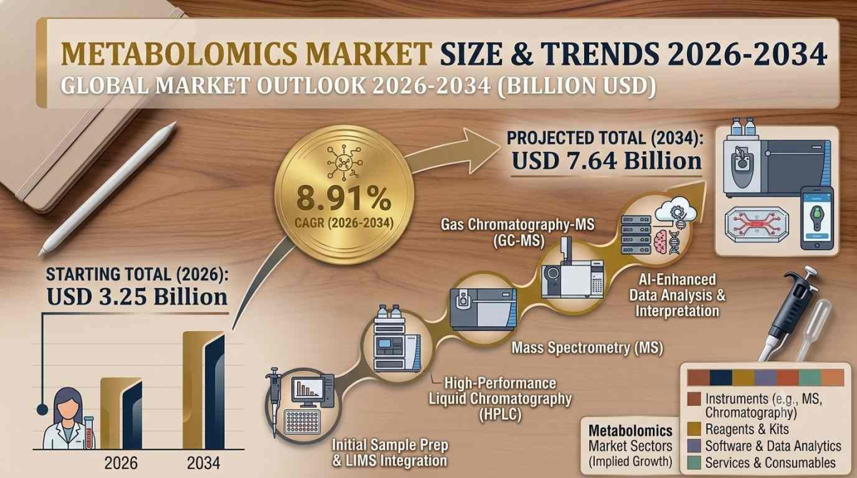 Metabolomics Market Size, Share, Latest Insights and Forecast 2026-2034