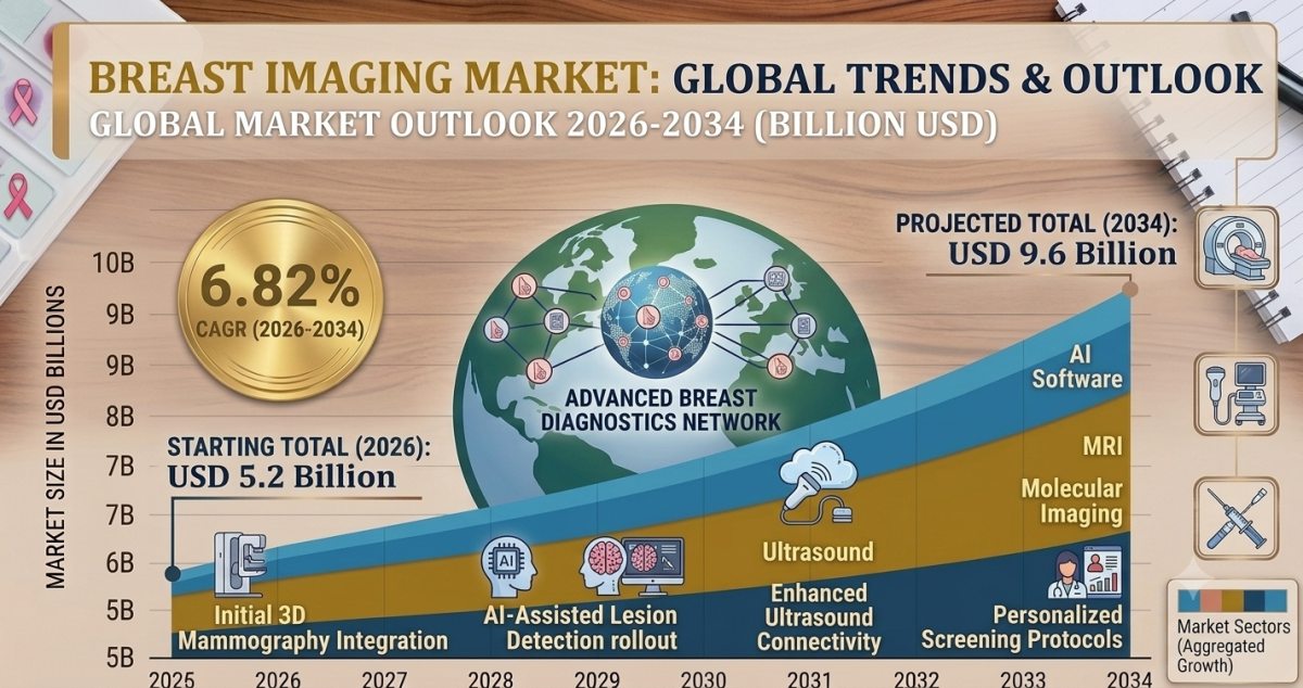 Breast Imaging Market Size, Share, Global Industry Trends, Growth and Forecast 2026-2034
