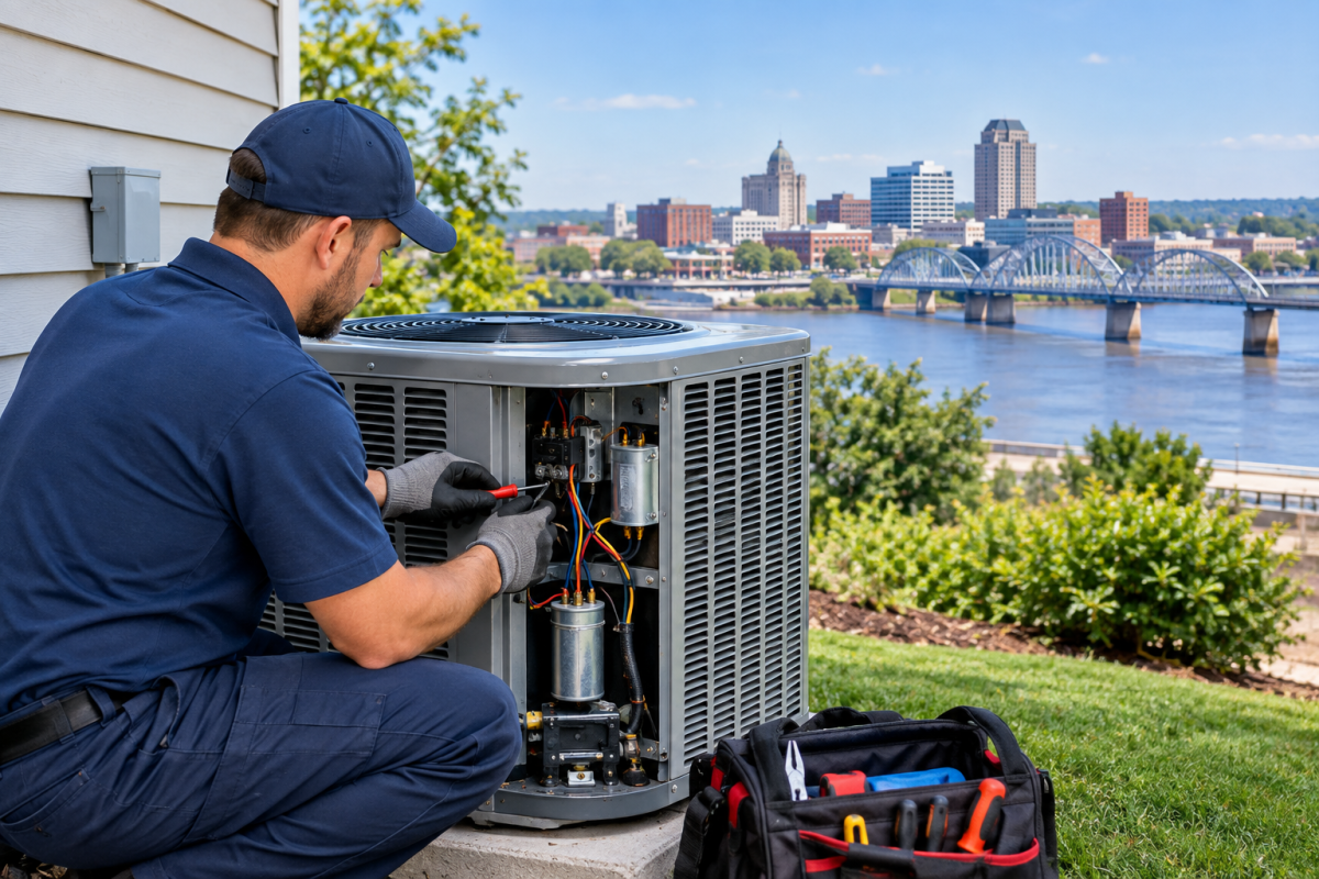 Air Conditioning Repair in Davenport, IA: Common Problems and Solutions