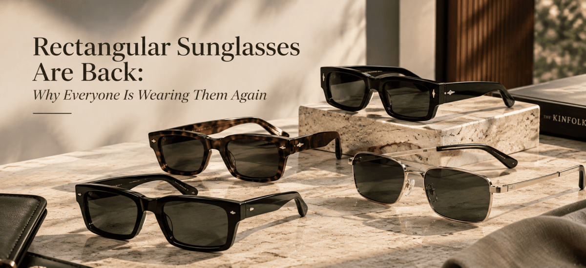 Rectangular Sunglasses Are Back: Why Everyone Is Wearing Them Again