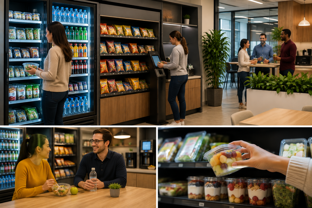 Micro Market Vending for Convenient Workplace Refreshments