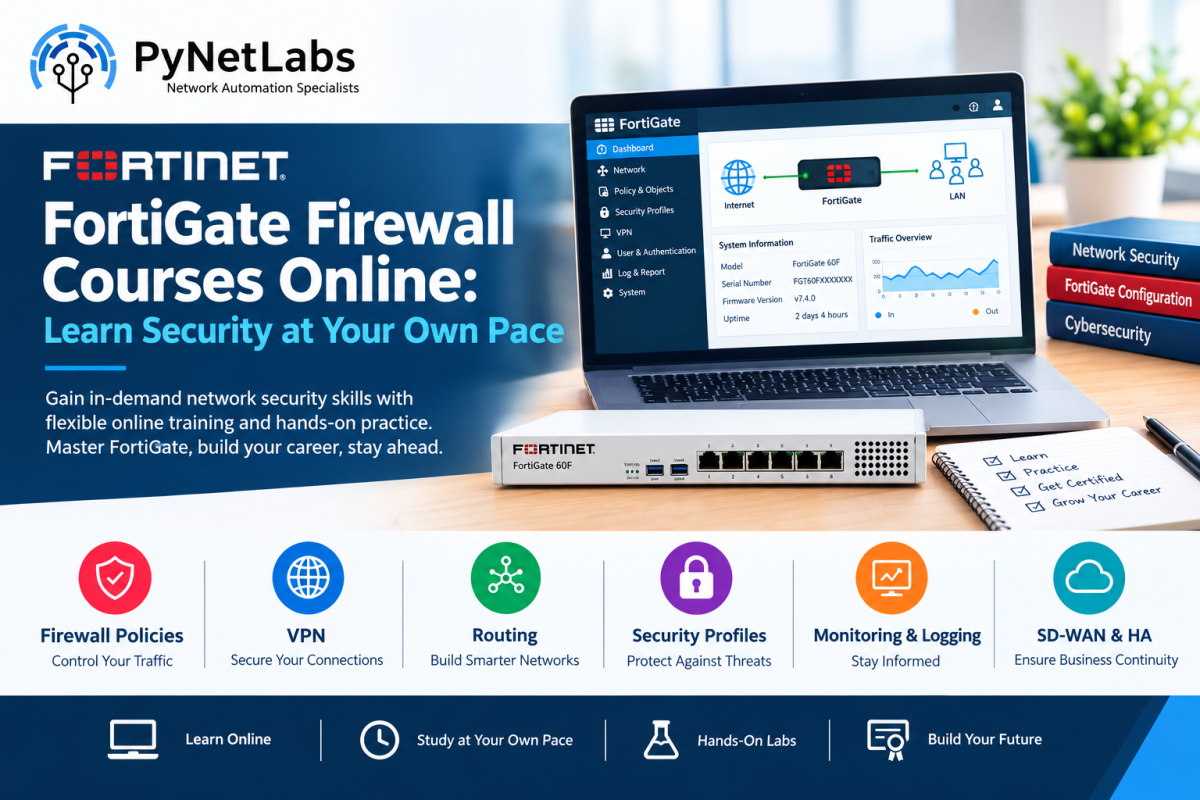 FortiGate Firewall Courses Online: Learn Security at Your Own Pace