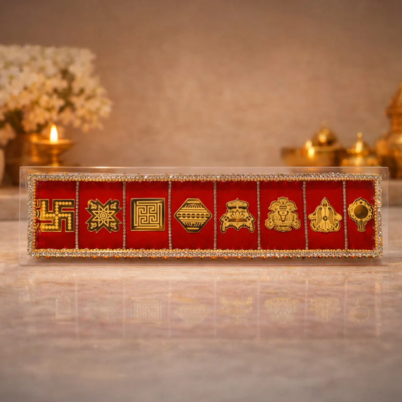 Jain Ashtamangala Frames with shop.jainsattva: A Blend of Tradition and Elegance