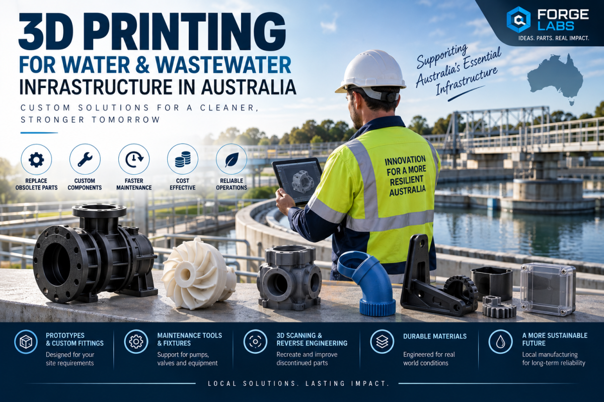 3D Printing in Australia: Creating Smarter Solutions for Water and Wastewater Infrastructure