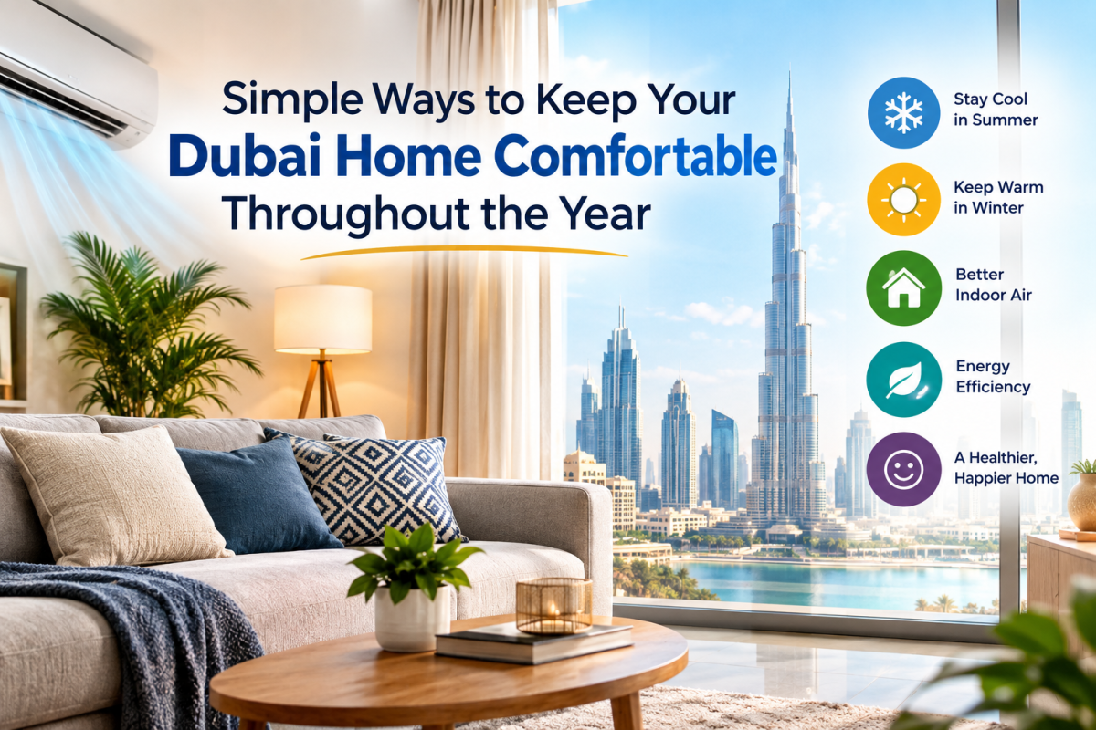 Simple Ways to Keep Your Dubai Home Comfortable Throughout the Year
