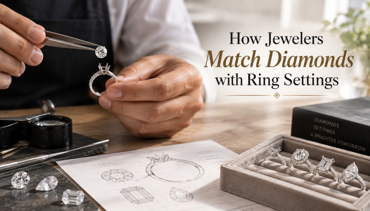 How Jewelers Match Diamonds With Ring Settings